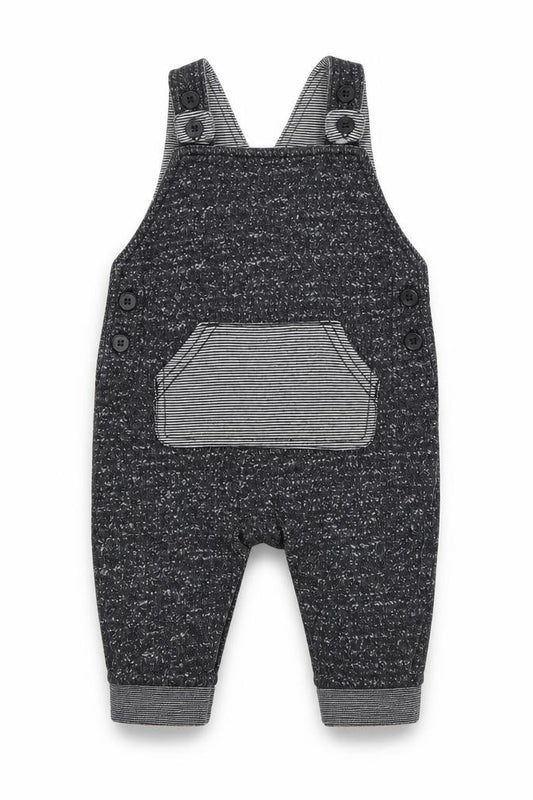 Front view of George Baby Grey Babygrow One-Piece, size 3-6, Months