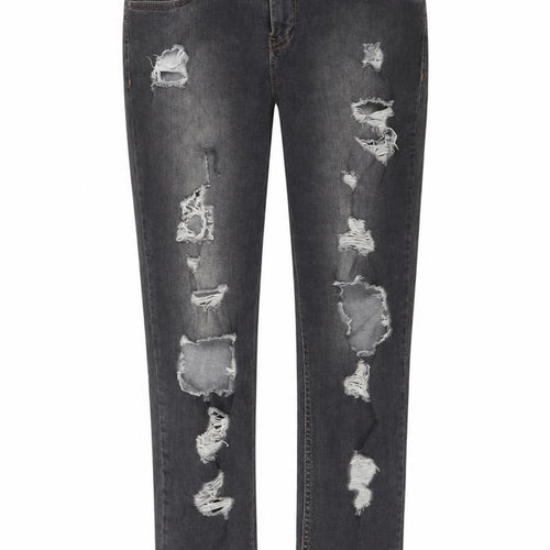 Selected Womens Grey   Straight Jeans Size 12 L27 in