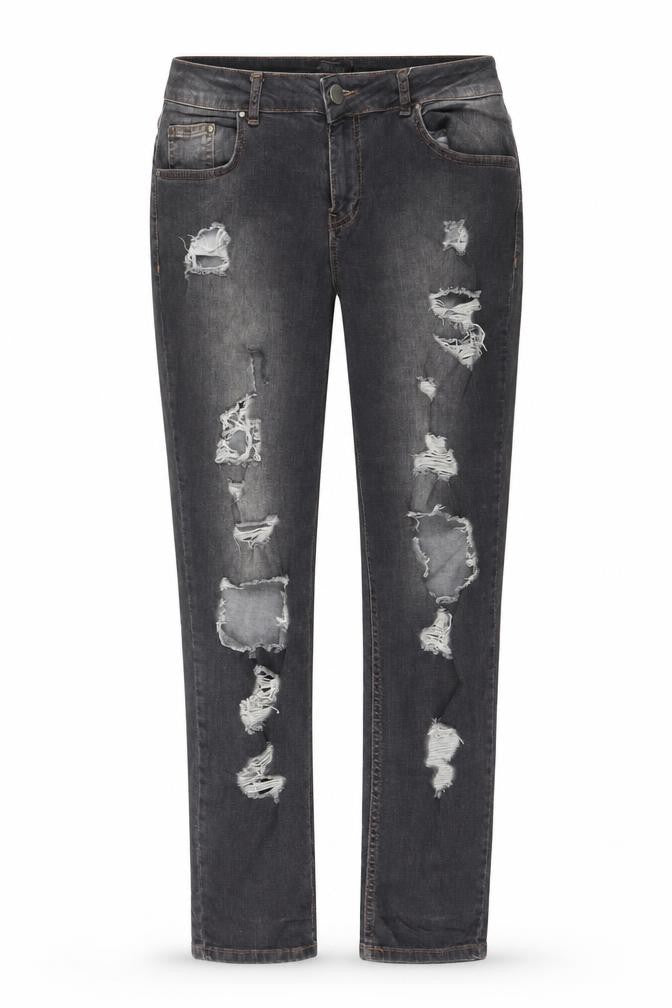Selected Womens Grey   Straight Jeans Size 12 L27 in