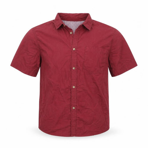 Industrialize  Mens Red    Button-Up Size M