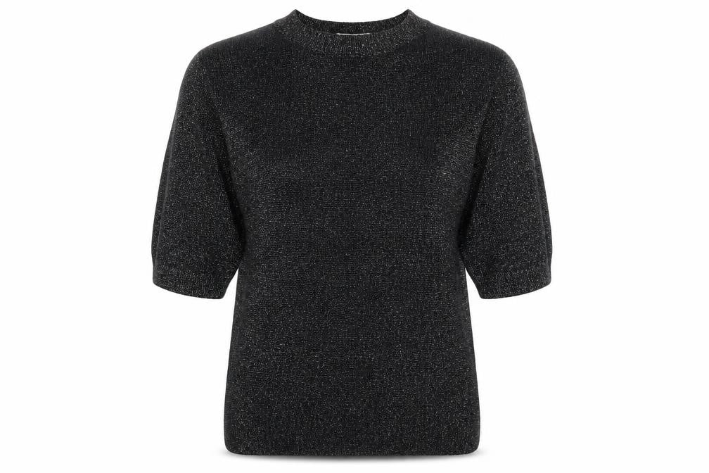 George Womens Black Paisley Knit Pullover Jumper Size L