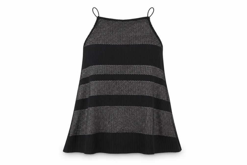 Warehouse Womens Black Striped  Basic Blouse Size 12