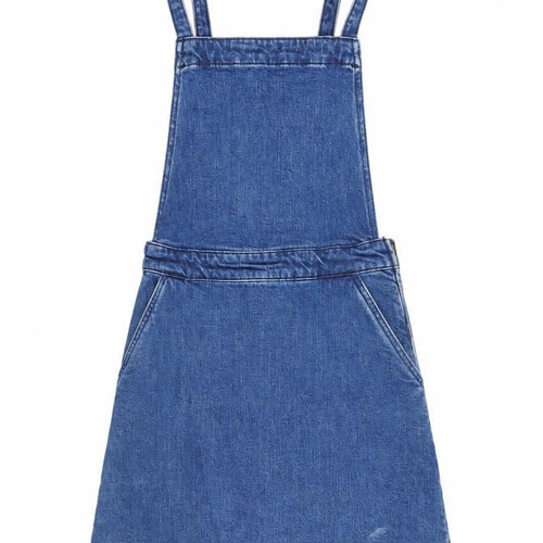ASOS Womens Blue   Pinafore/Dungaree Dress  Size 8