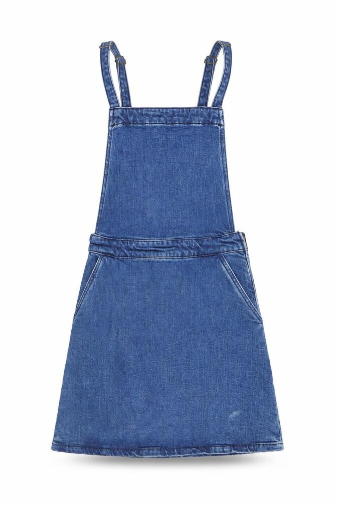 ASOS Womens Blue   Pinafore/Dungaree Dress  Size 8