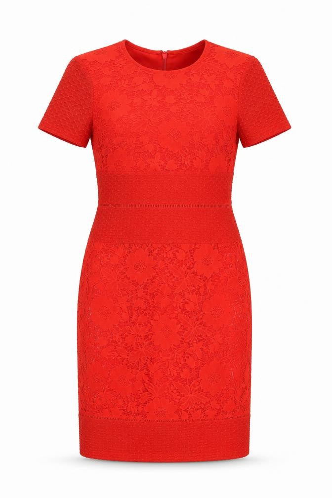 Miss Selfridge Womens Red Floral  Shift  Size 10