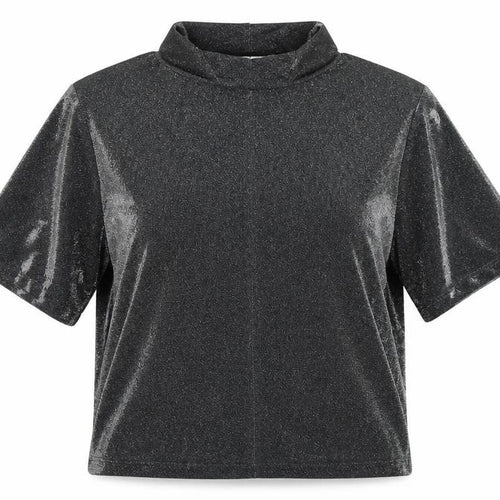 Exelle Womens Silver   Basic Blouse Size M  - Oversized
