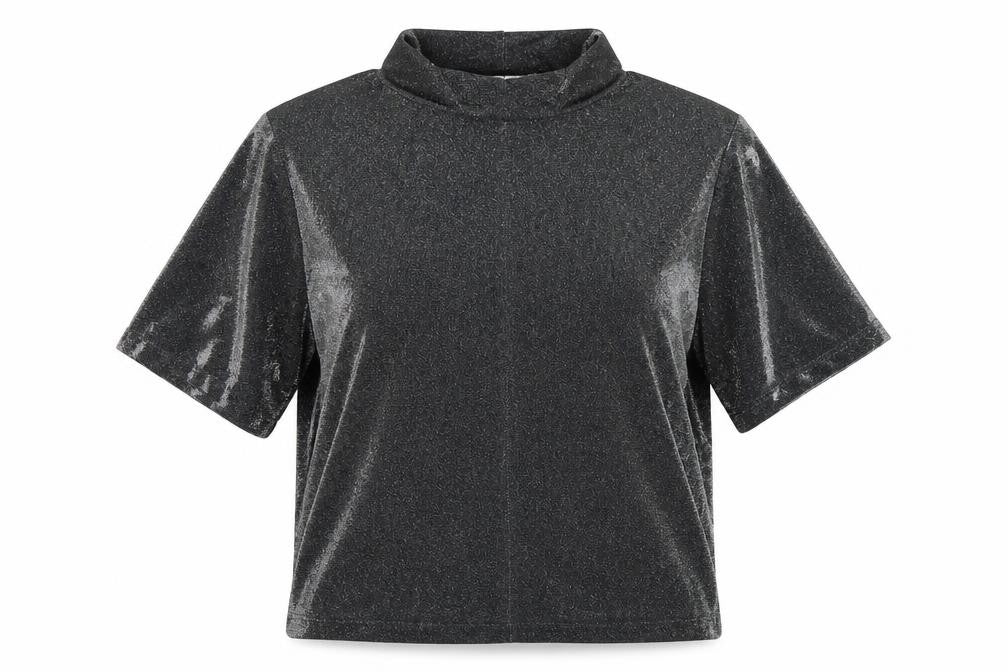 Exelle Womens Silver   Basic Blouse Size M  - Oversized