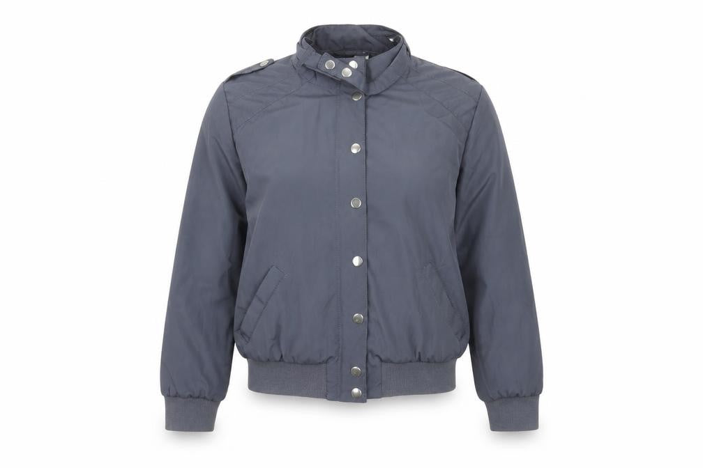 H&M Womens Grey   Jacket Coat Size 12