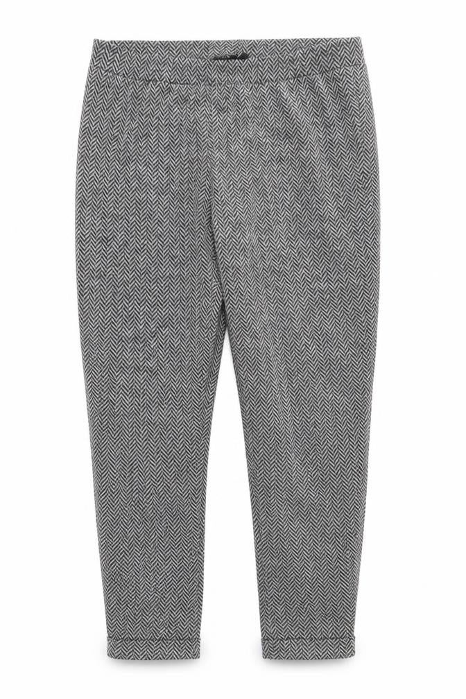 WAREHOSUE Womens Grey Geometric  Trousers  Size 10 L29 in
