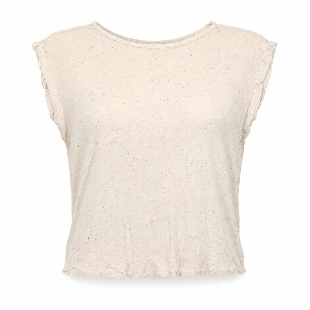 Oasis Womens Ivory   Jersey Blouse Size M