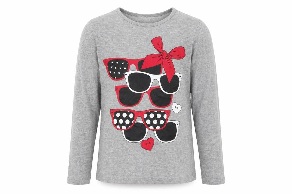 TXM Girls Grey   Basic T-Shirt Size 10 Years
