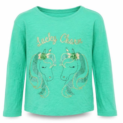 St Bernard Boys Green   Basic T-Shirt Size 7 Years