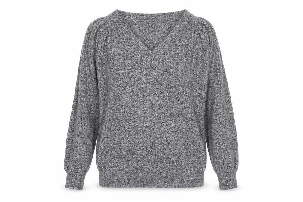 Marks and Spencer Womens Grey  Knit Pullover Jumper Size 8