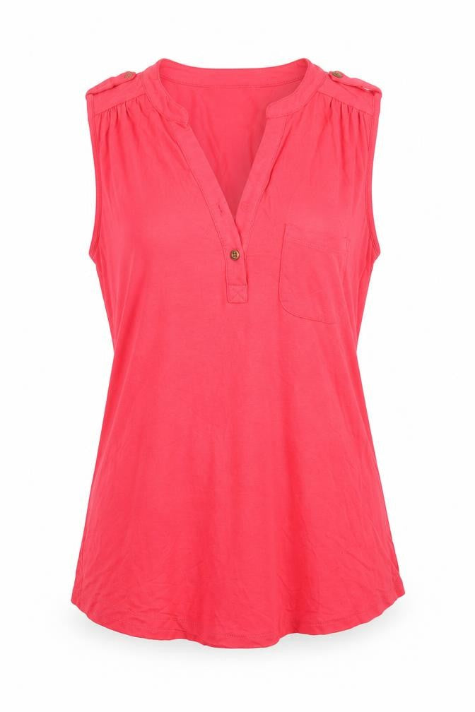 F&F Womens Pink   Basic Blouse Size 8