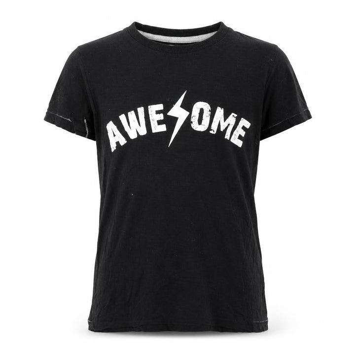 Matalan Boys Black   Basic T-Shirt Size 6 Years  - Awesome