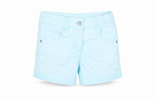 Front view of Avenue girls’ black cargo shorts, size 10, years