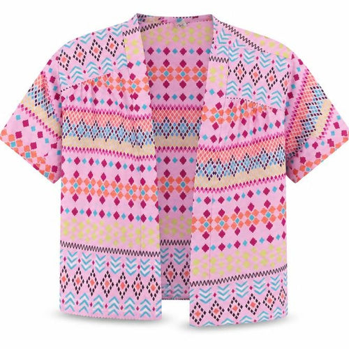 TU Girls Multicoloured Geometric  Basic Button-Up Size 6 Years