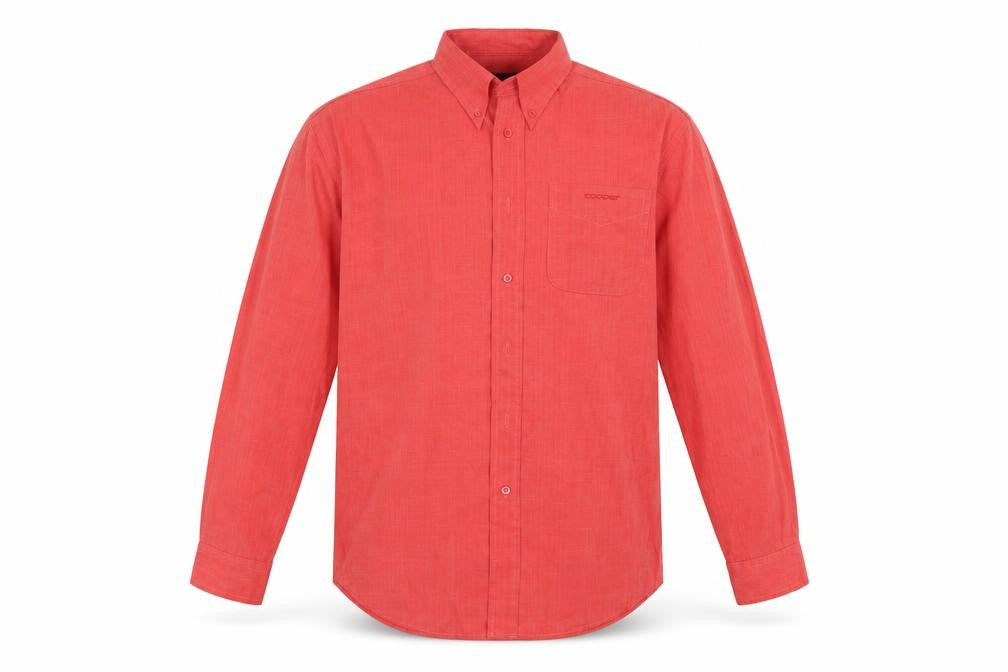 Cooper Mens Pink    Button-Up Size L