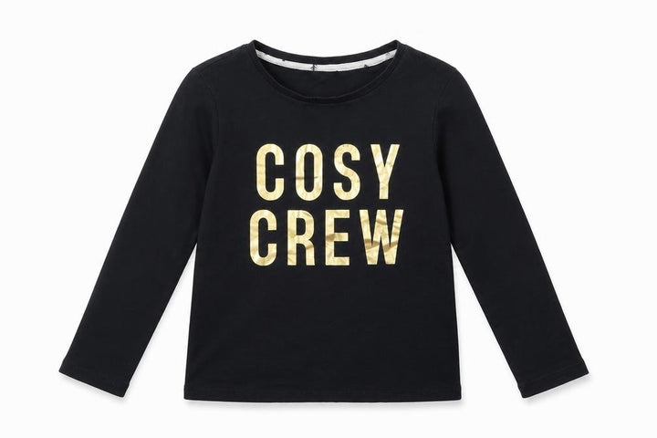 George Girls Black Basic T-Shirt Size 9-10 Years