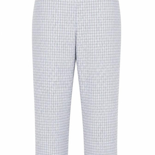 happit Womens Blue Check  Trousers  Size 14 L27 in