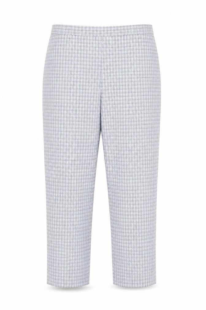 happit Womens Blue Check  Trousers  Size 14 L27 in