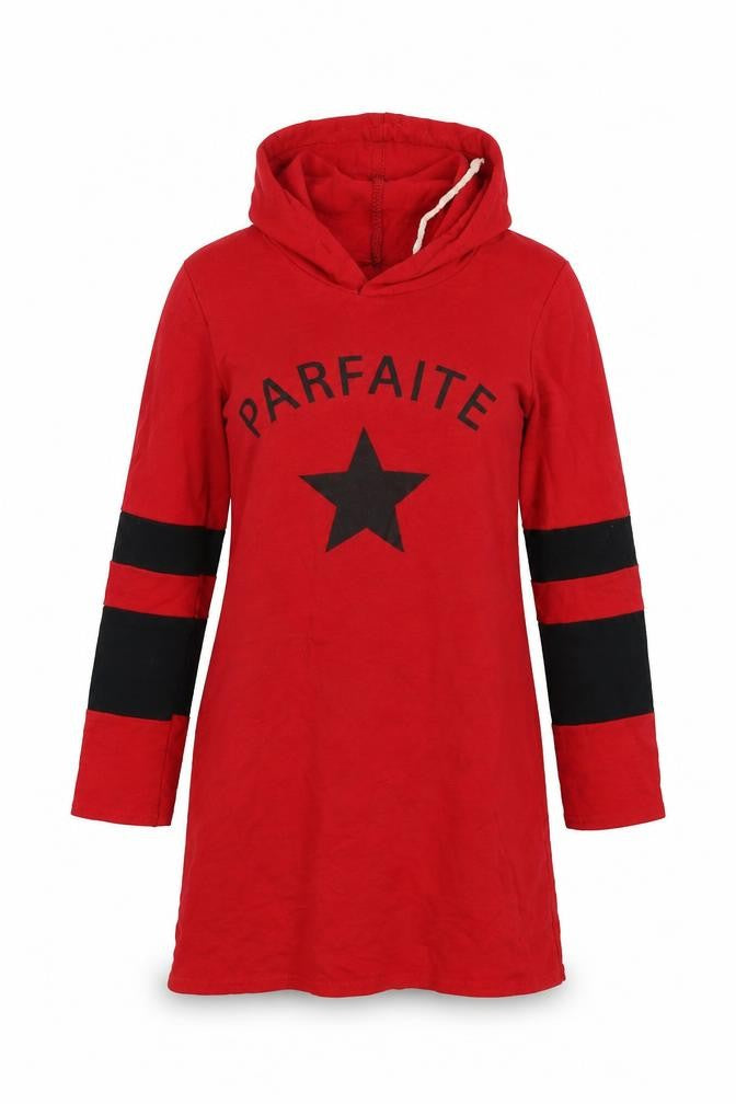 parfaite Womens Red Houndstooth  Fit & Flare  Size 10