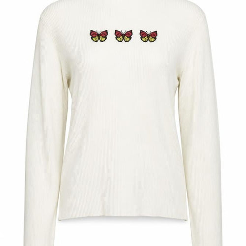 pre worn Girls White   Pullover Jumper Size L