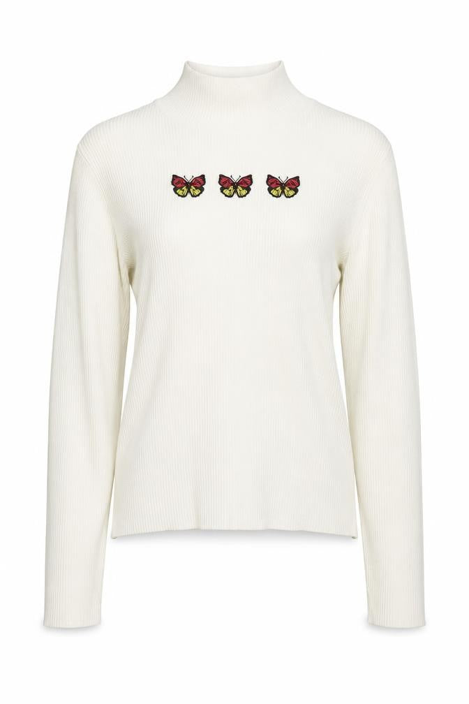 pre worn Girls White   Pullover Jumper Size L