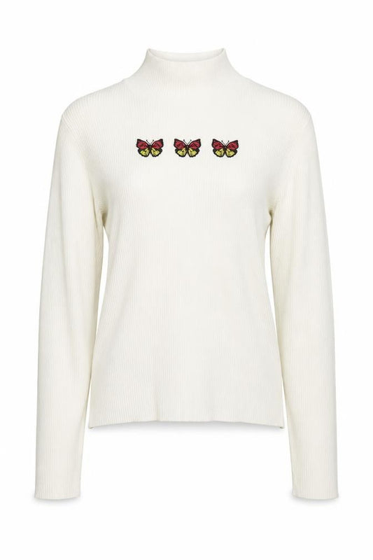 pre worn Girls White   Pullover Jumper Size L