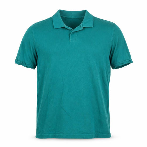 pique Mens Green Houndstooth   Polo Size XL