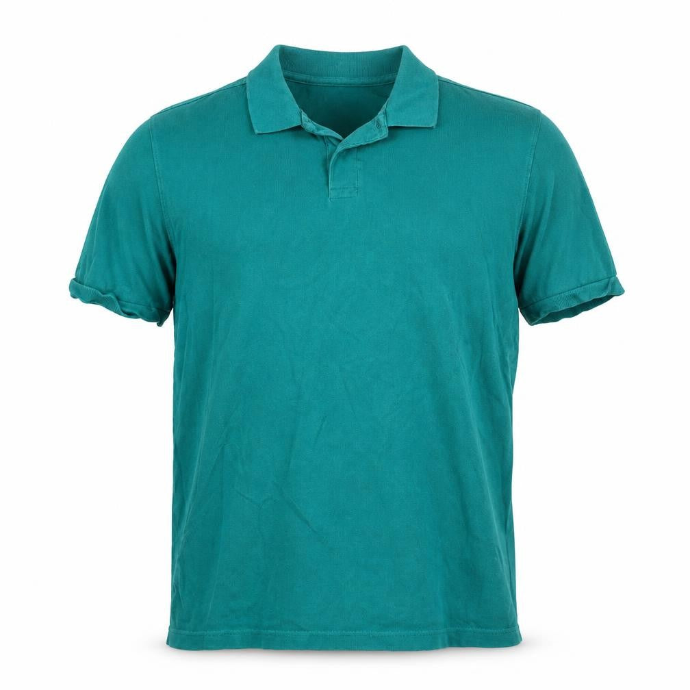 pique Mens Green Houndstooth   Polo Size XL