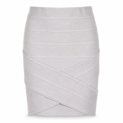 Miss Selfridge Womens Grey   A-Line Skirt Size 8