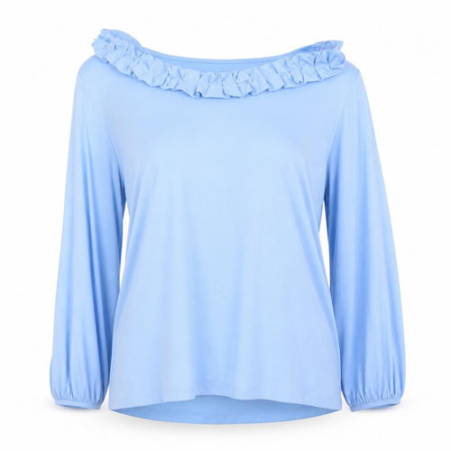 Susan Graver Womens Blue   Basic Blouse Size 2XL