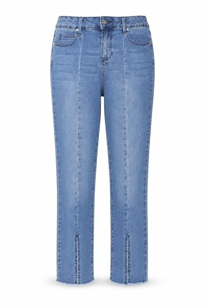 JustFab Womens Blue   Straight Jeans Size 28 L25 in