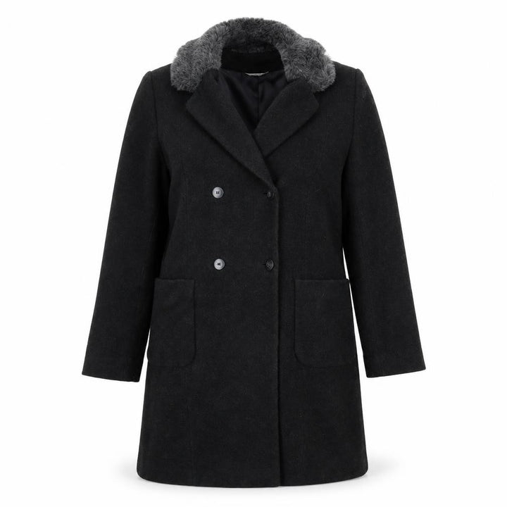 George Womens Grey   Overcoat Coat Size M
