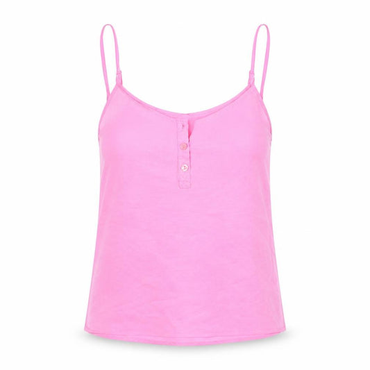 Front view of Divided women’s pink camisole blouse, size UK 8