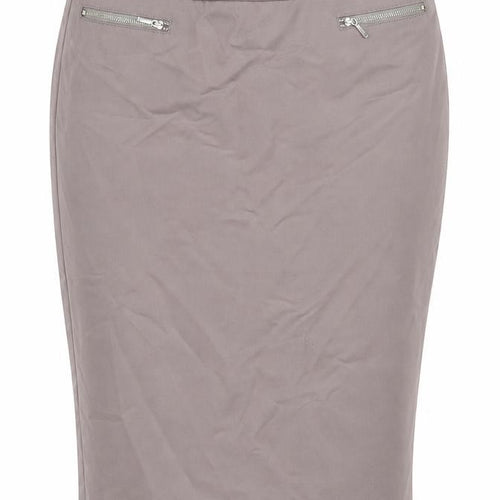 Marks and Spencer Womens Brown   Bandage Skirt Size 31 in