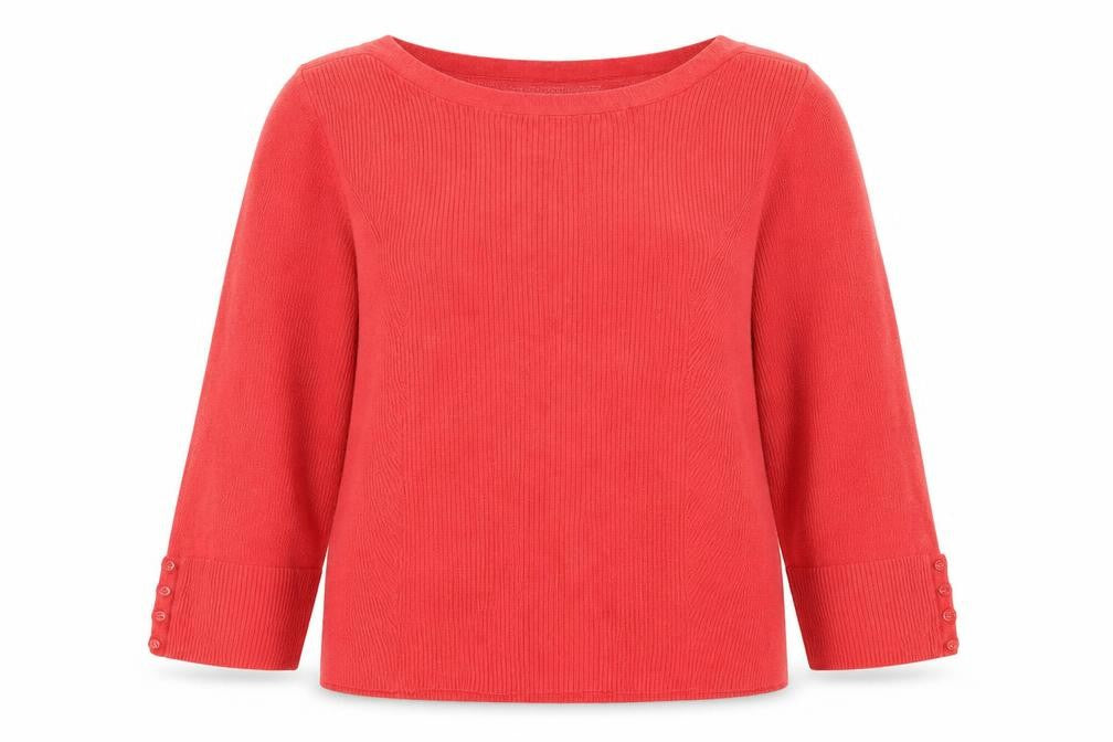 Maine Womens Red   Pullover Jumper Size 16