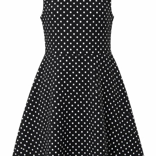 One Touch Womens Black Polka Dot  Skater Dress  Size 8