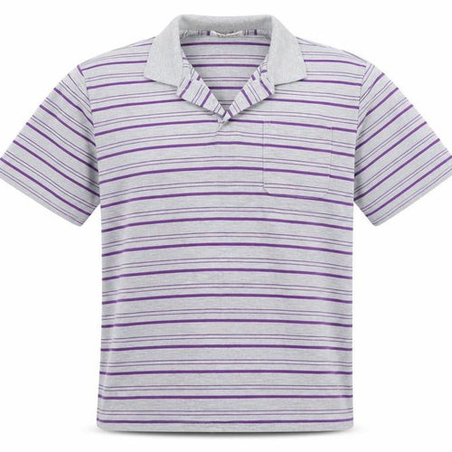 Etoile Mens Grey Striped   T-Shirt Size M
