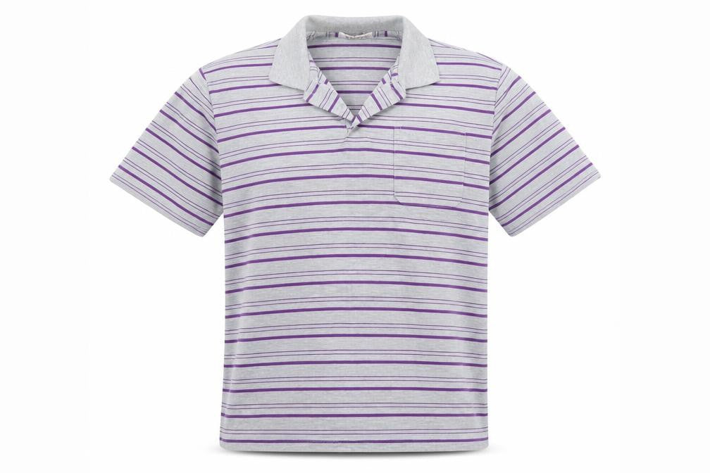 Etoile Mens Grey Striped   T-Shirt Size M