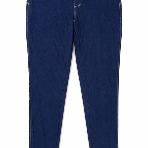 Denim & Co. Womens Blue   Skinny Jeans Size 10 L34 in