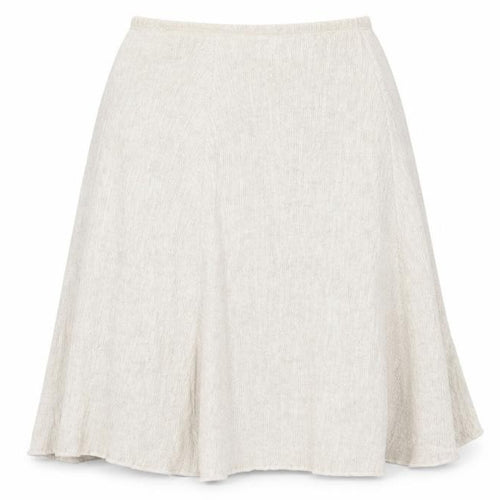 Preworn Womens Beige   A-Line Skirt Size 30 in