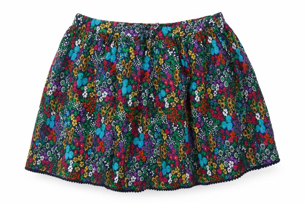 Front view of Next girls’ multicoloured flecked flare skirt, size 5, years