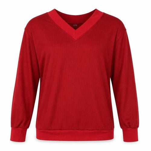 Preworn Womens Red   Basic Blouse Size L