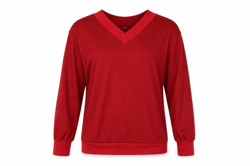 Preworn Womens Red   Basic Blouse Size L