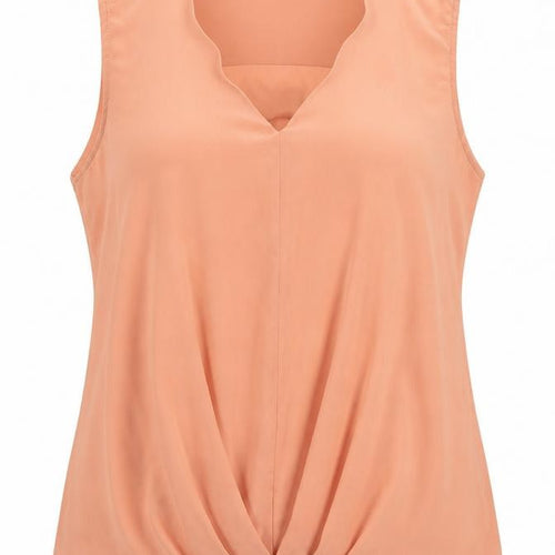 New Look Womens Orange   Basic Tank Size 16