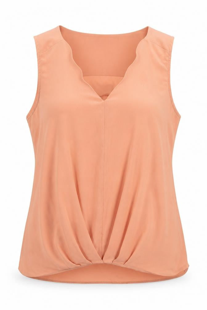 New Look Womens Orange   Basic Tank Size 16