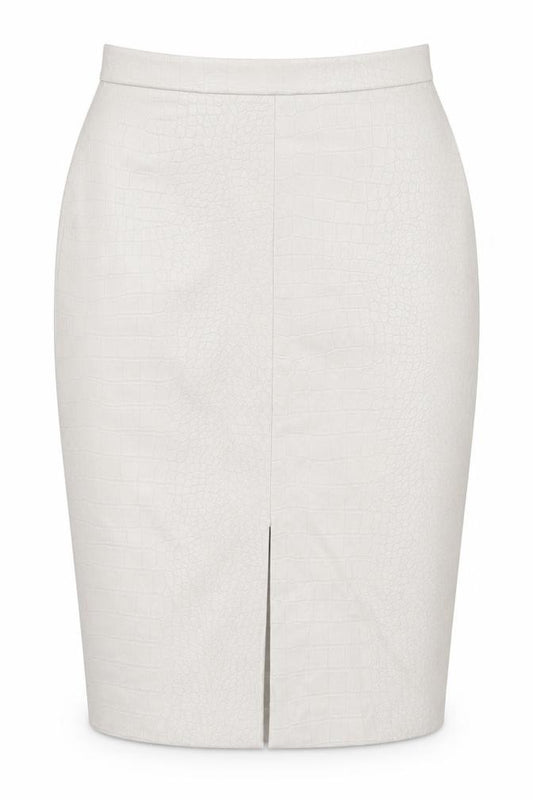 Front view of Lipsy women’s grey skort skirt, size UK 6