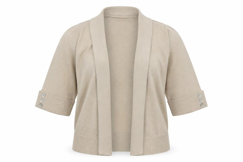 BHS Womens Beige   Cardigan Jumper Size 10